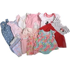 Baby Girl Bundle 0-3 Months 14 ct